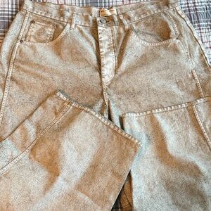 We The Free Good Luck Coated Barrel Jeans